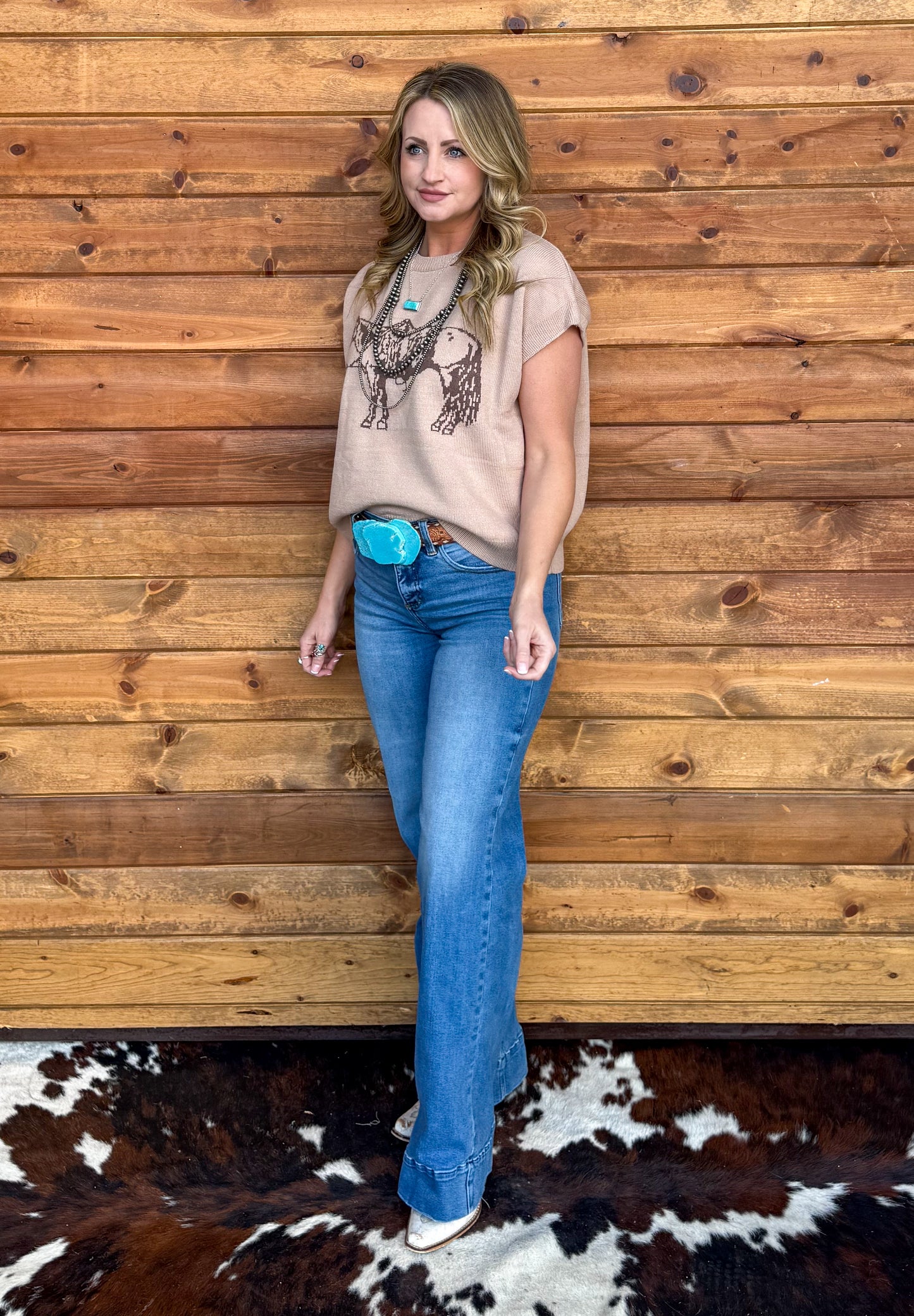 The Rodeo Horse Top *Mocha