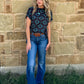 Midnight Aztec Top