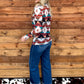 Southern Roots Mesh Top
