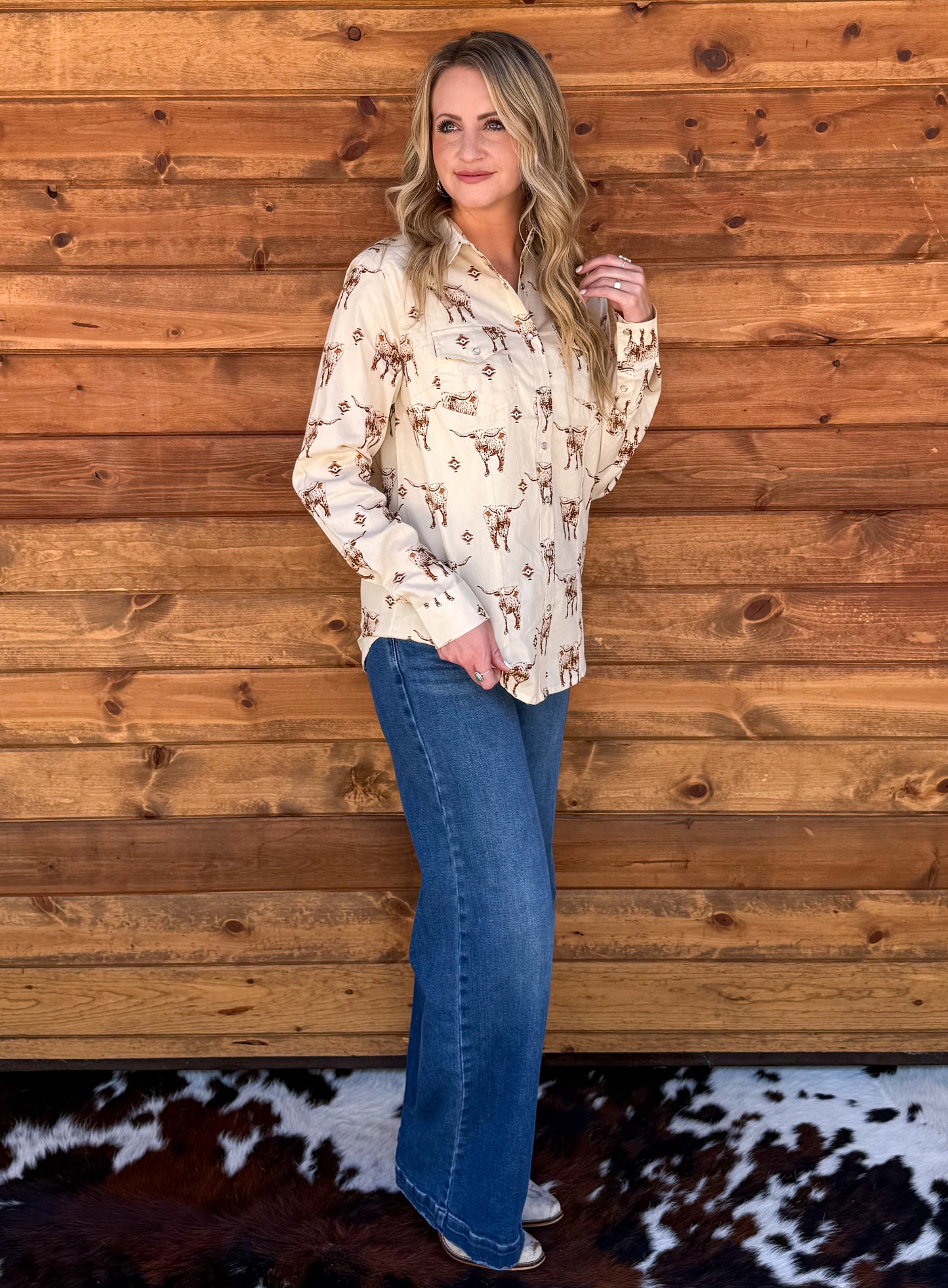 The Stockyards Pearl Snap Top