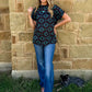 Midnight Aztec Top