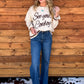 See You Cowboy Sweater *Oatmeal