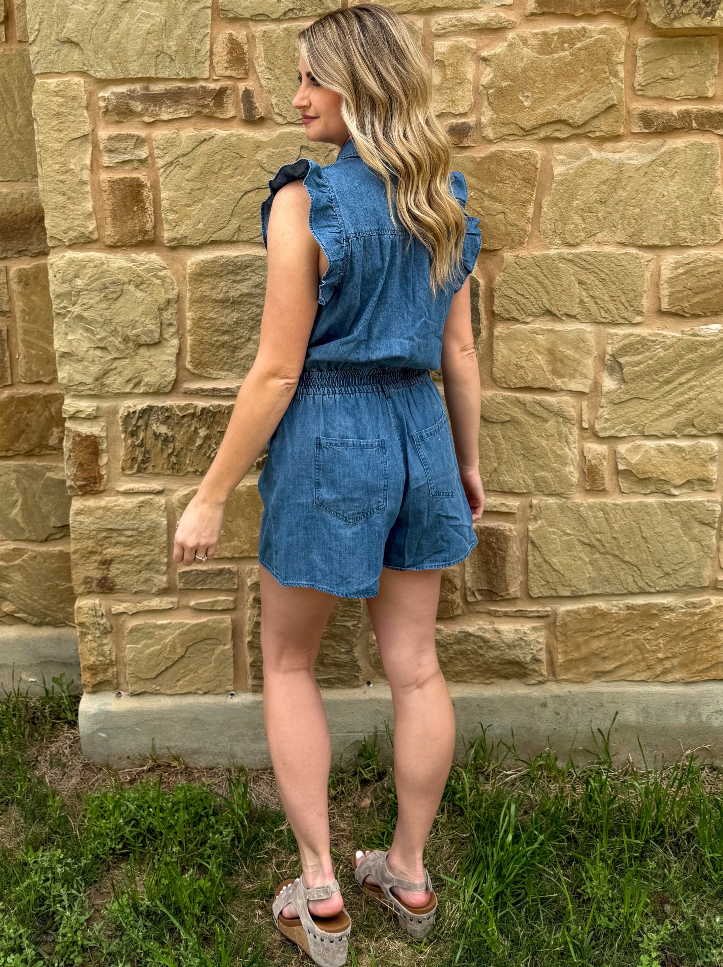 Denim Babe Romper