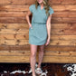 The Suzie Mini Dress *Sea Green