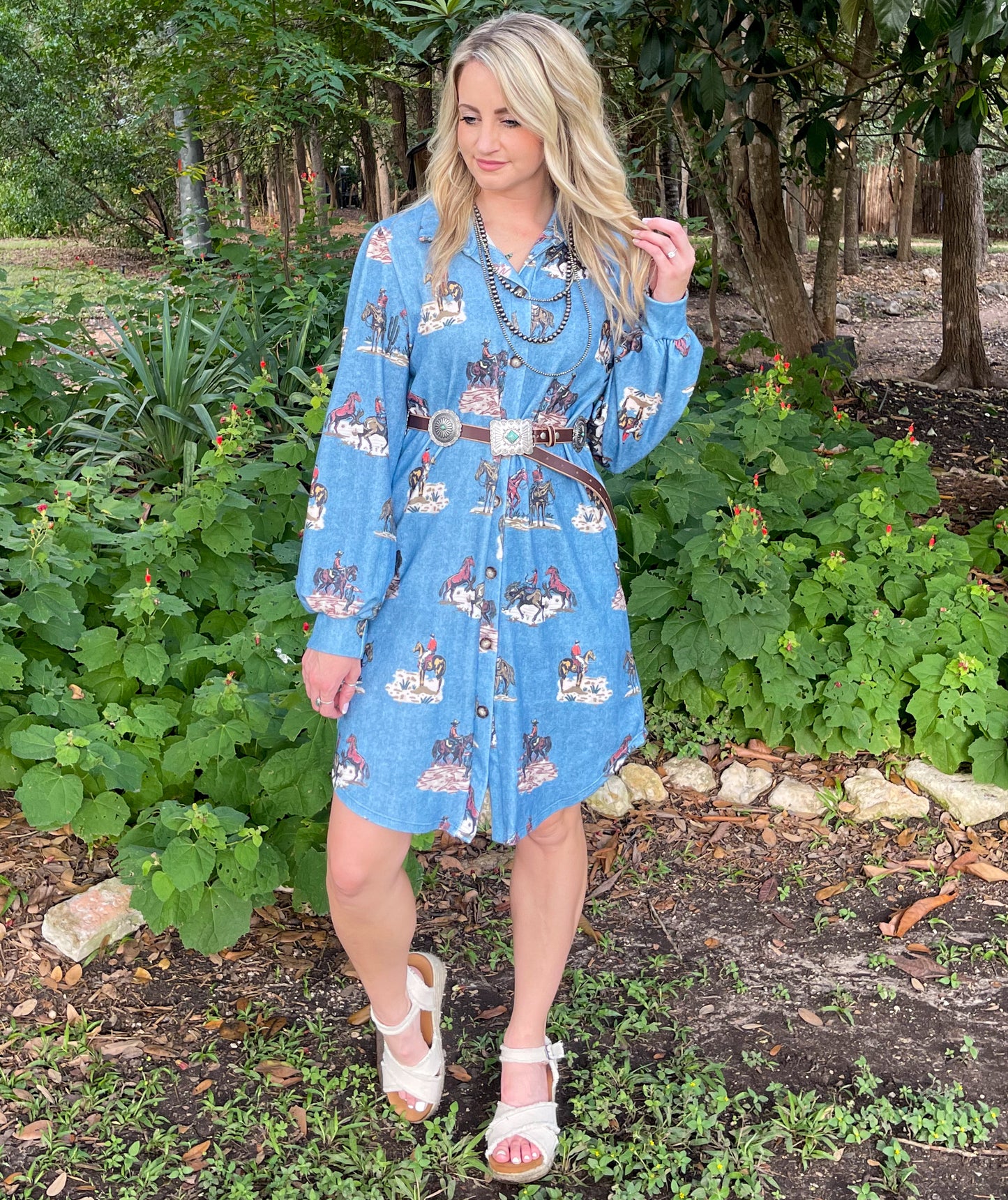 The Cowboy Button-Up Dress