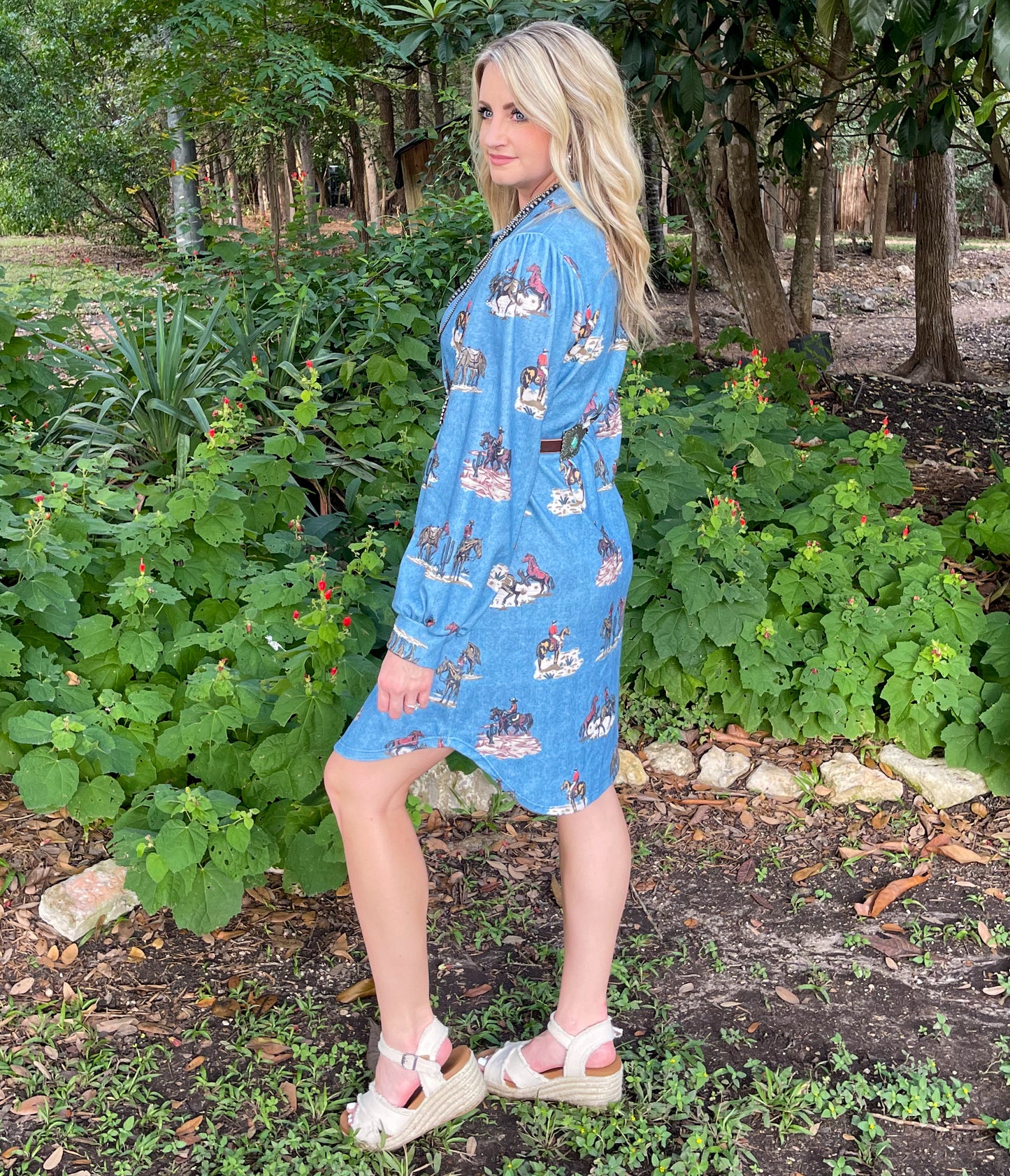 The Cowboy Button-Up Dress