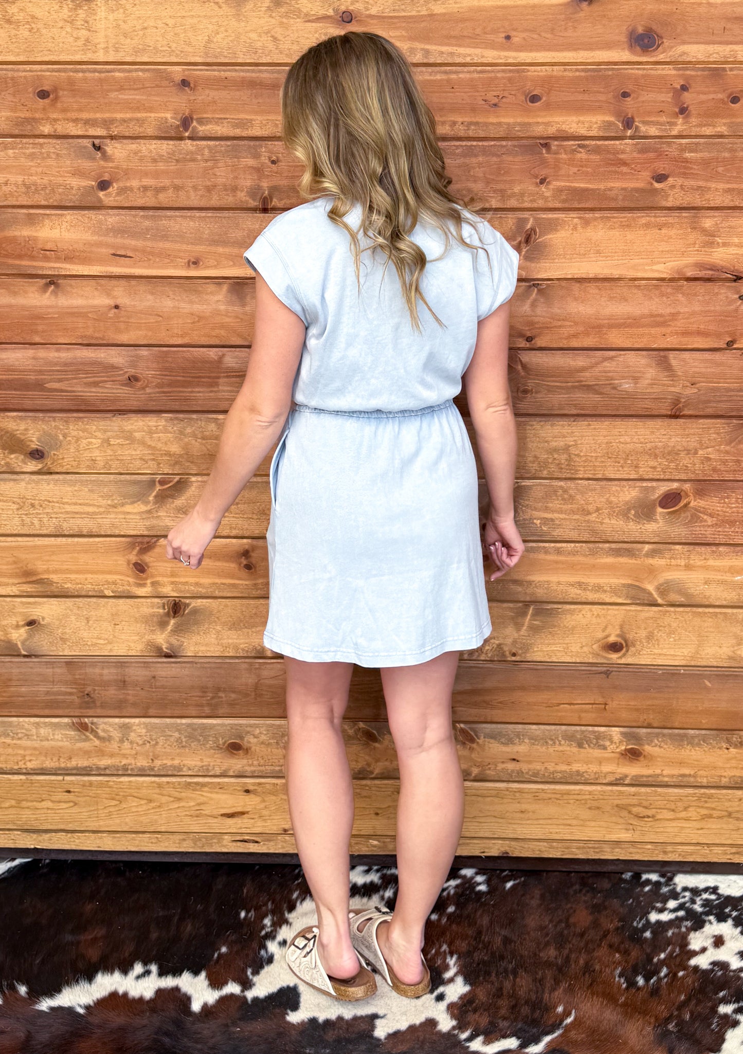 The Suzie Mini Dress *Blue