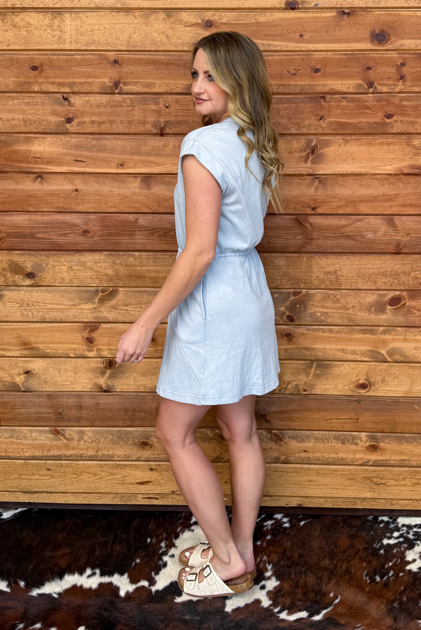 The Suzie Mini Dress *Blue