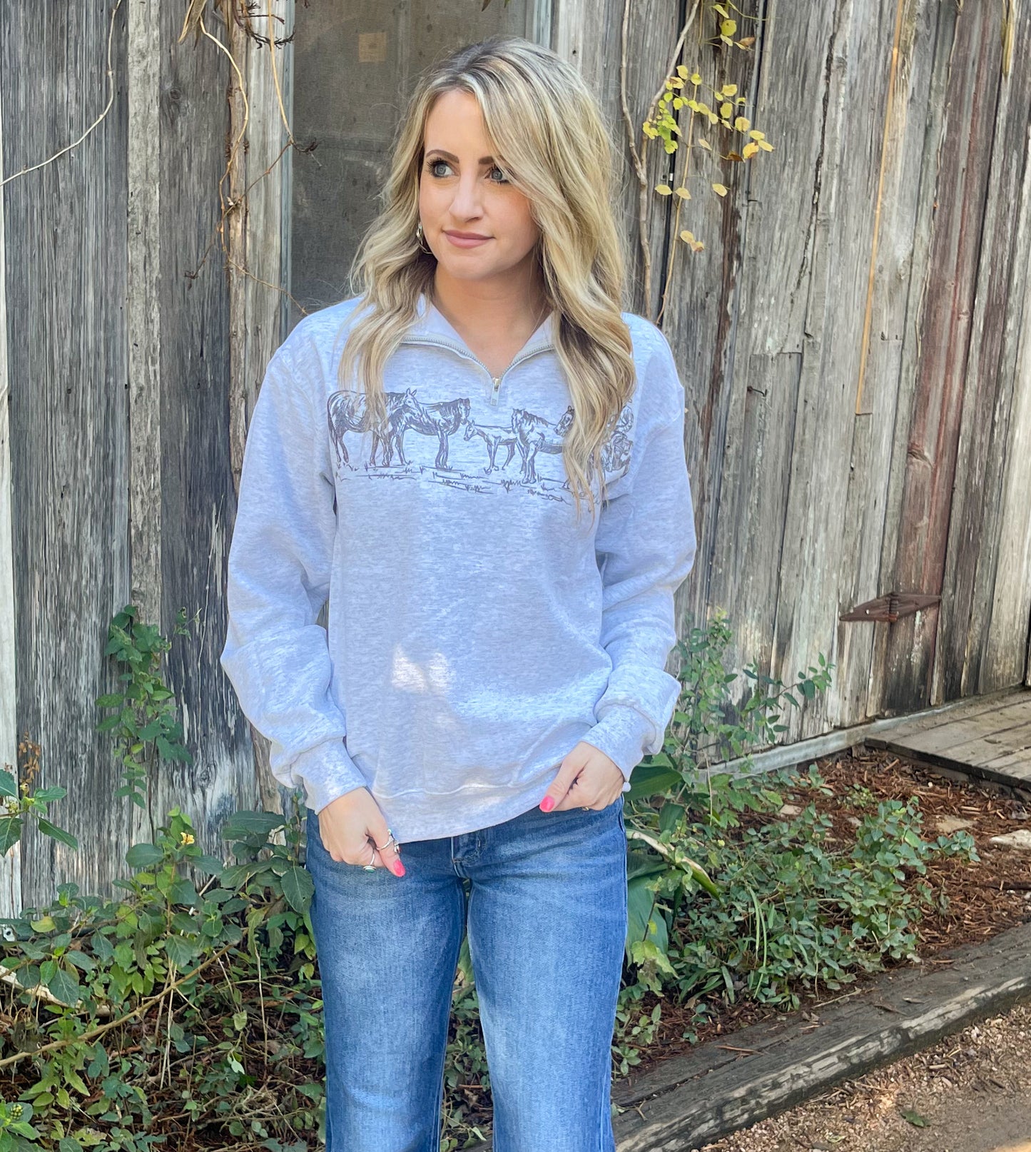 Horsin’ Around Pullover