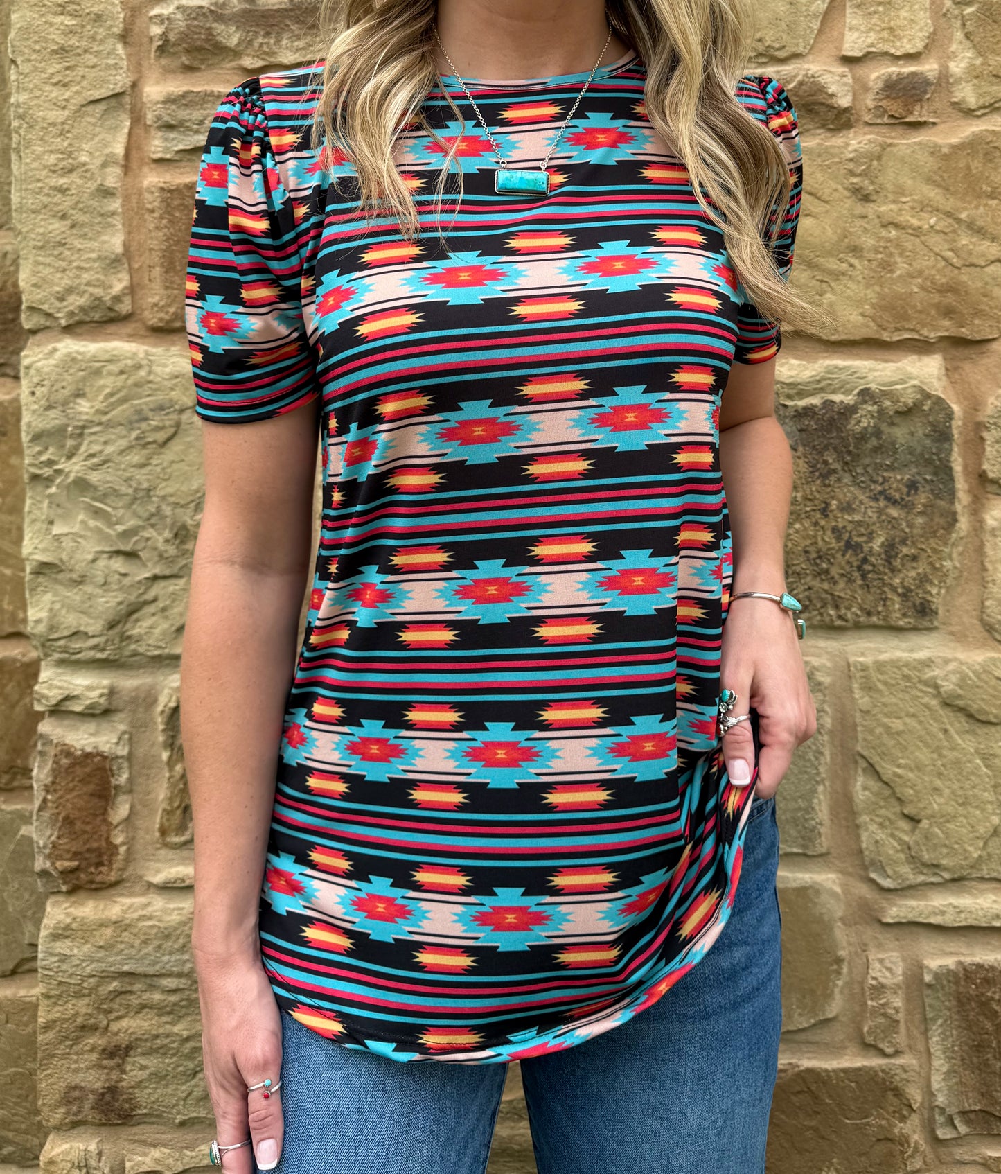 Saratoga Aztec Top