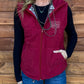 Boot Stitch Vest *Wine