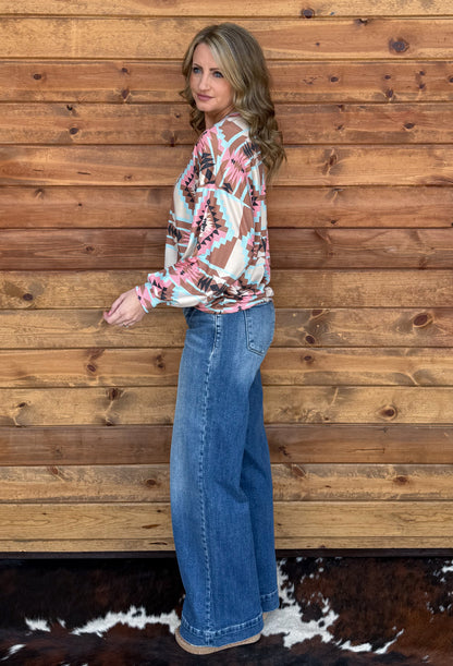 Spring Aztec Long Sleeve