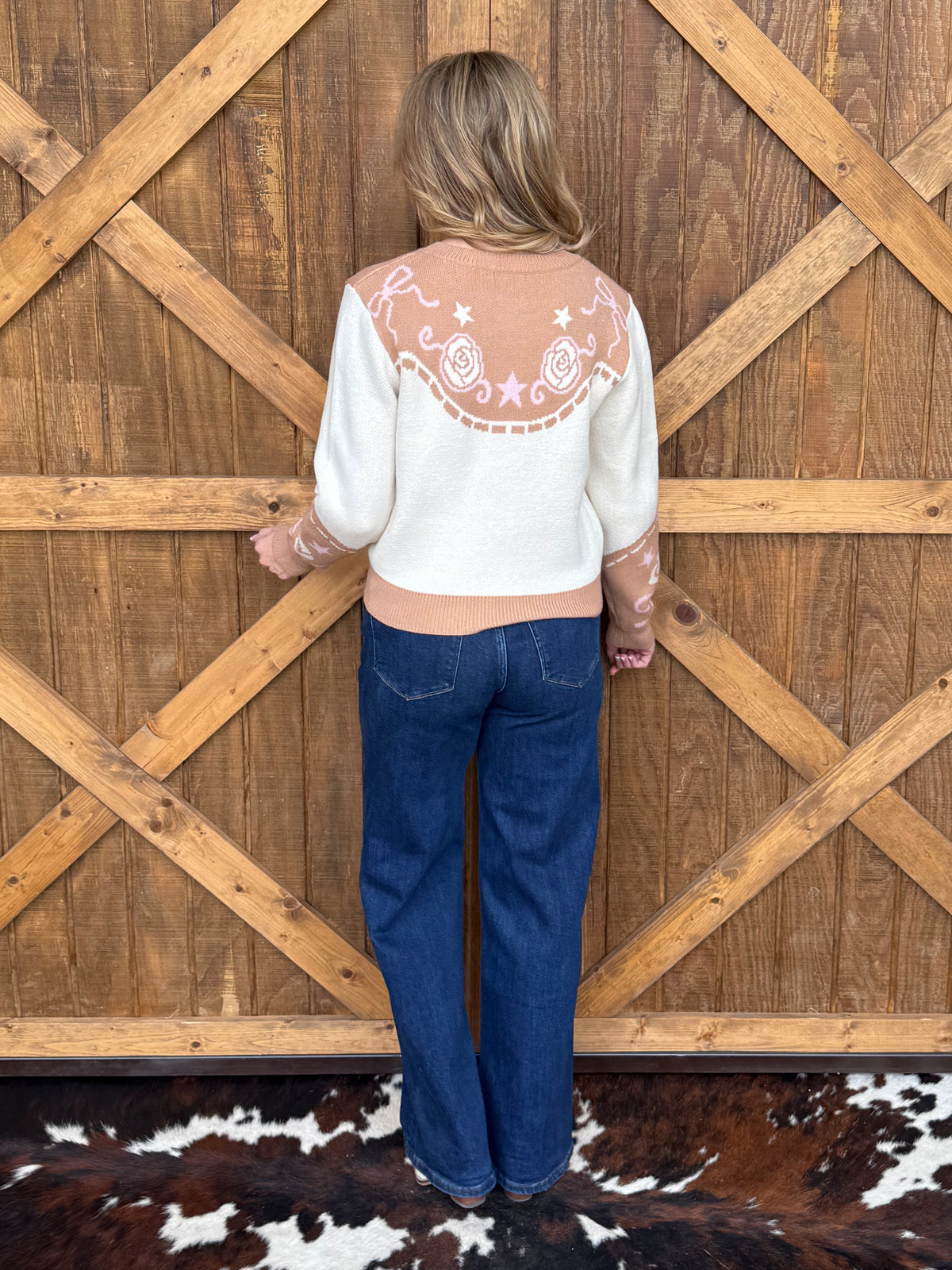 Western Rose Cardigan
