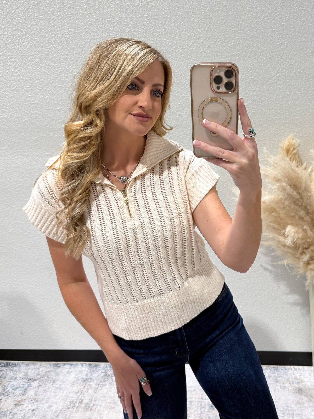 The Taylor Top *Ivory