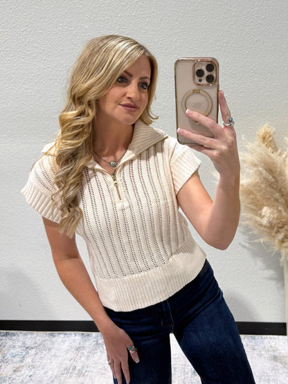 The Taylor Top *Ivory