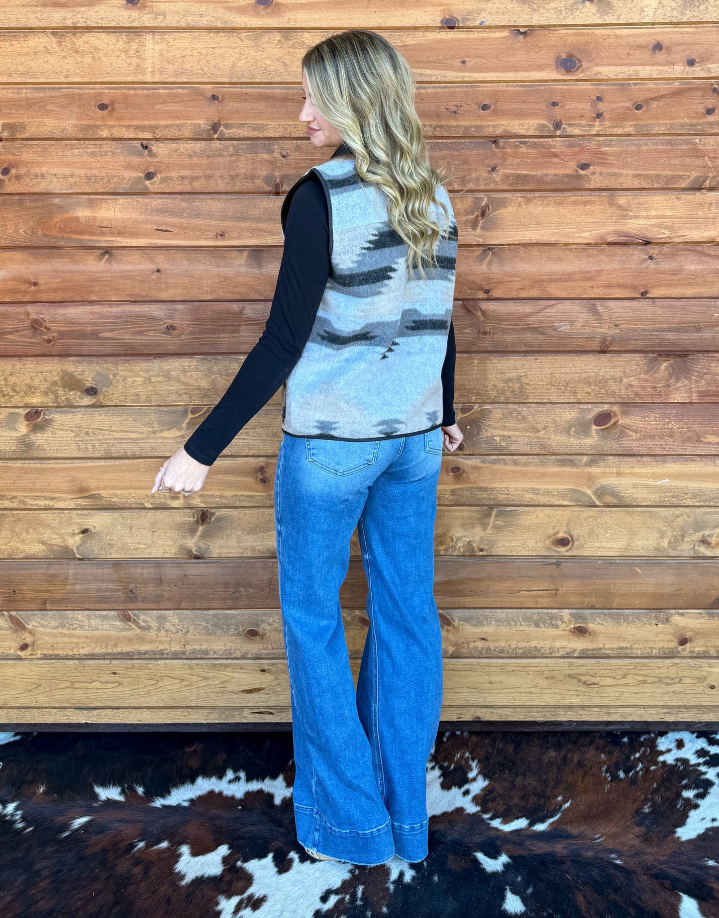 Grey Skies Aztec Vest