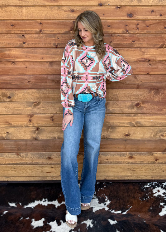 Spring Aztec Long Sleeve