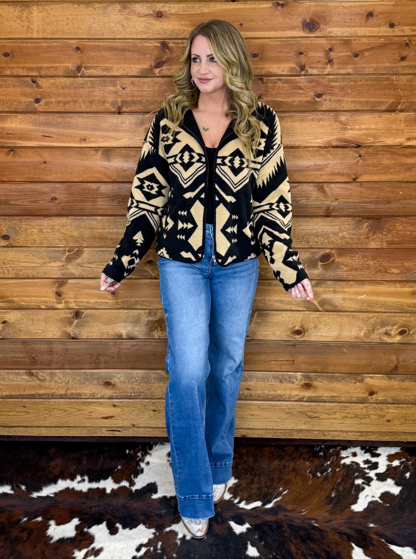 Midnight Aztec Jacket