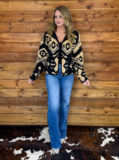 Midnight Aztec Jacket