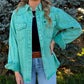 Denim Darlin' Long Sleeve *Jade