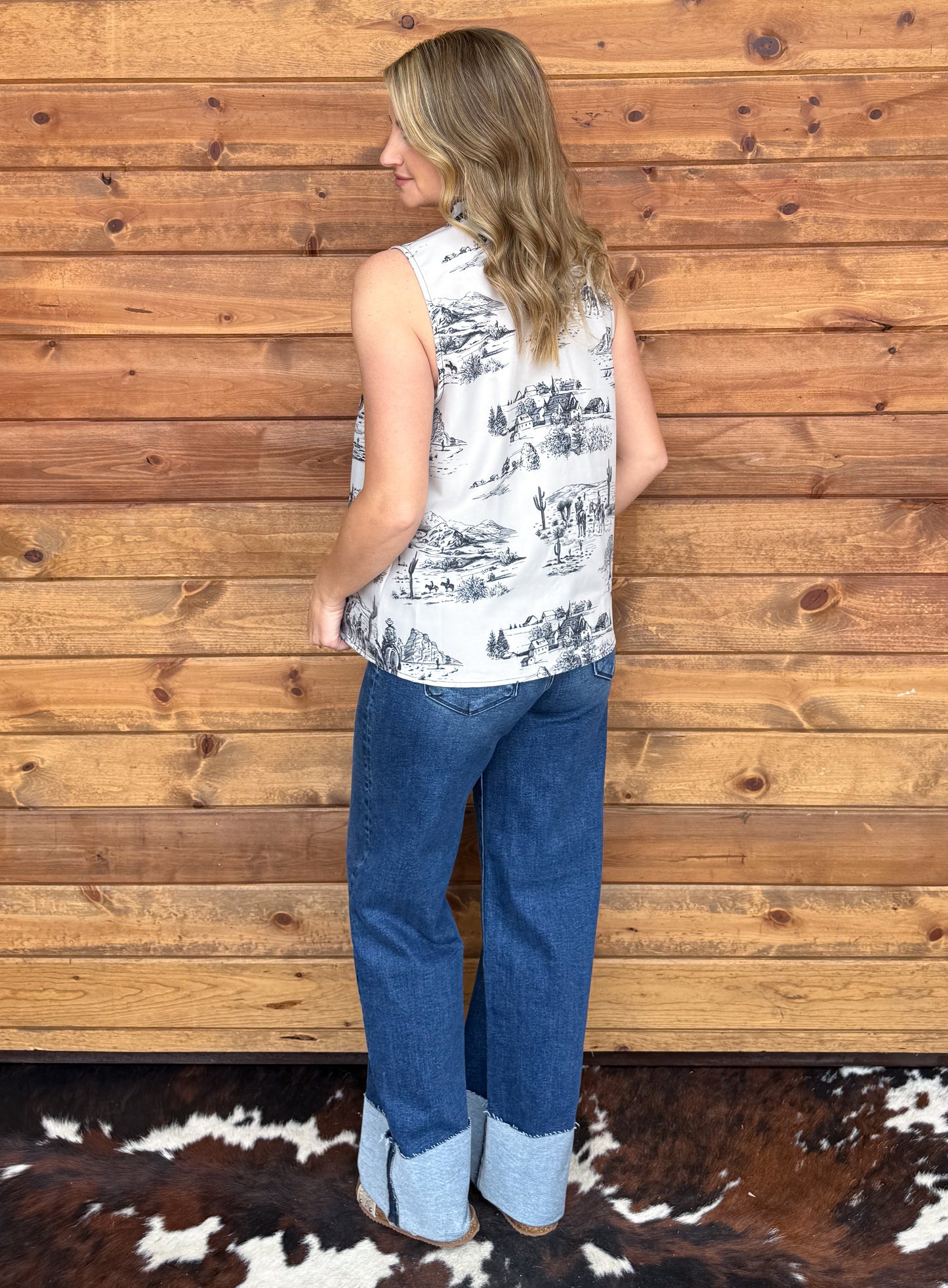 Western Life Dress Tank