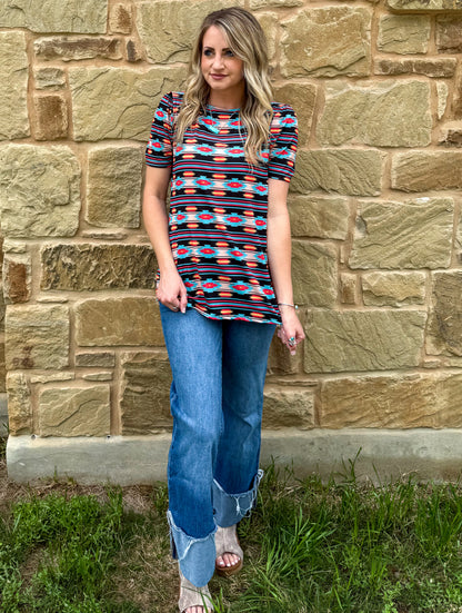 Saratoga Aztec Top