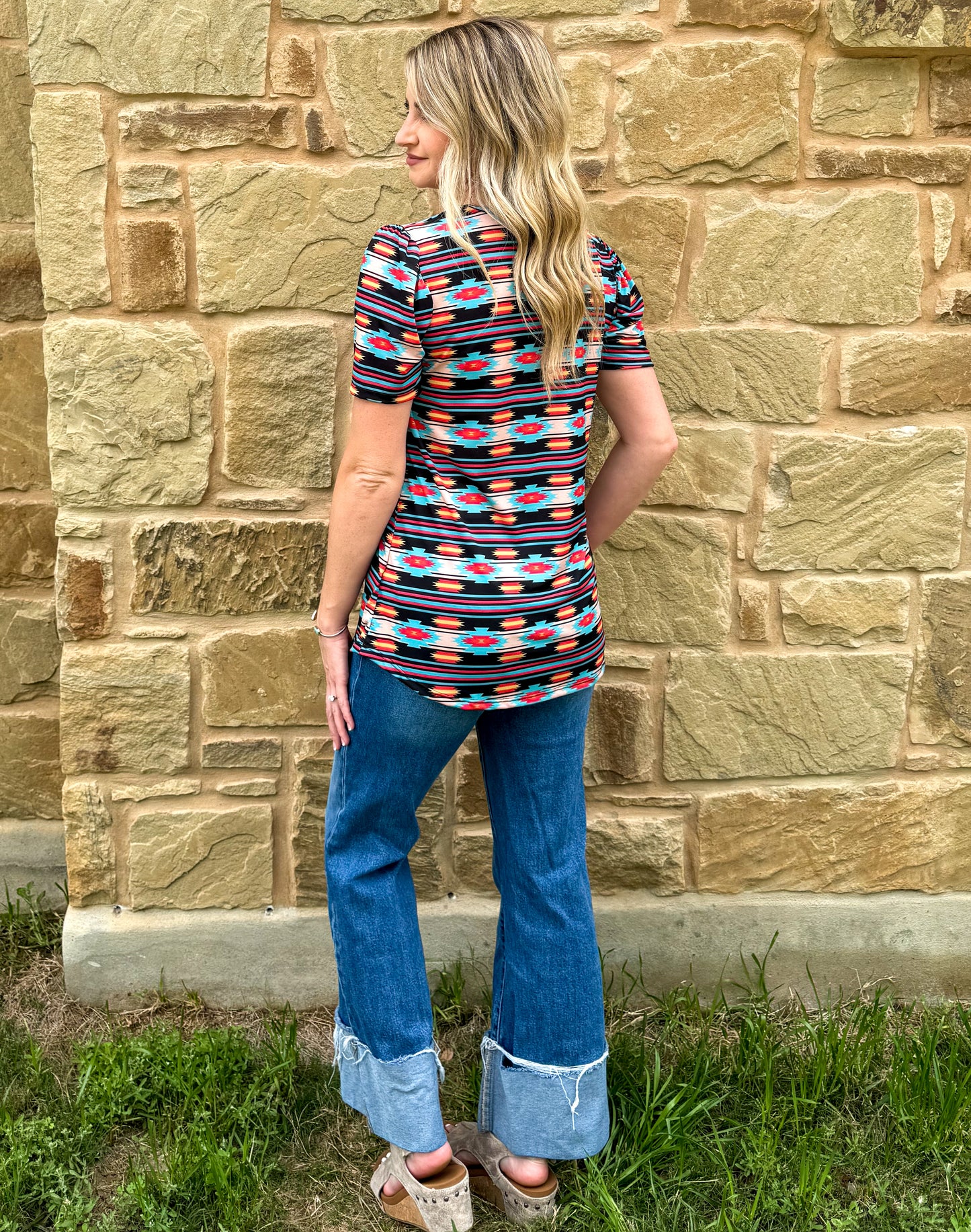 Saratoga Aztec Top