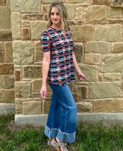 Saratoga Aztec Top