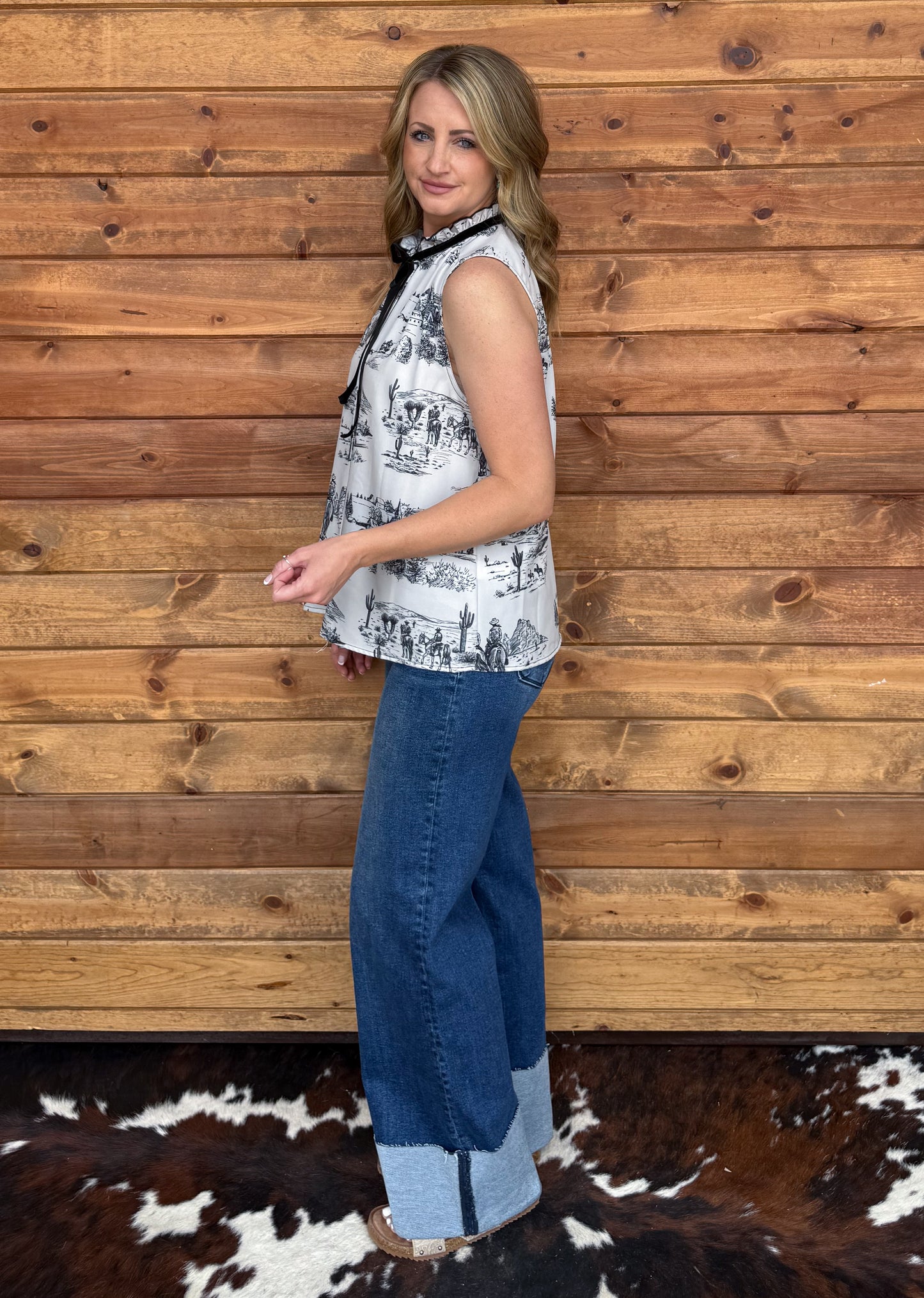 Western Life Dress Tank