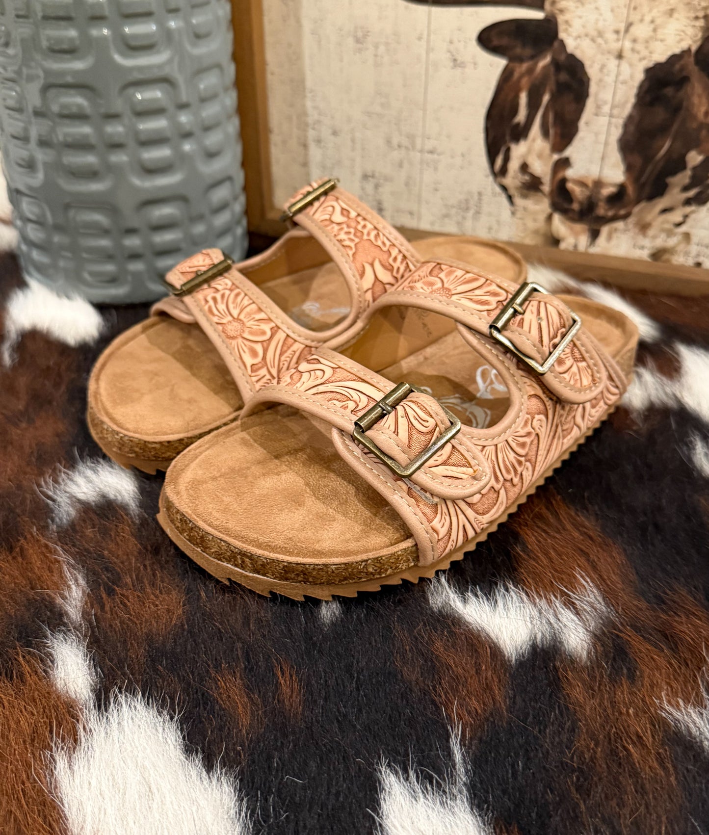 Berry Sandals *Blush