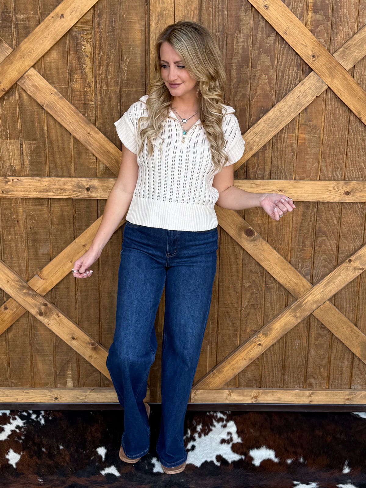 The Taylor Top *Ivory