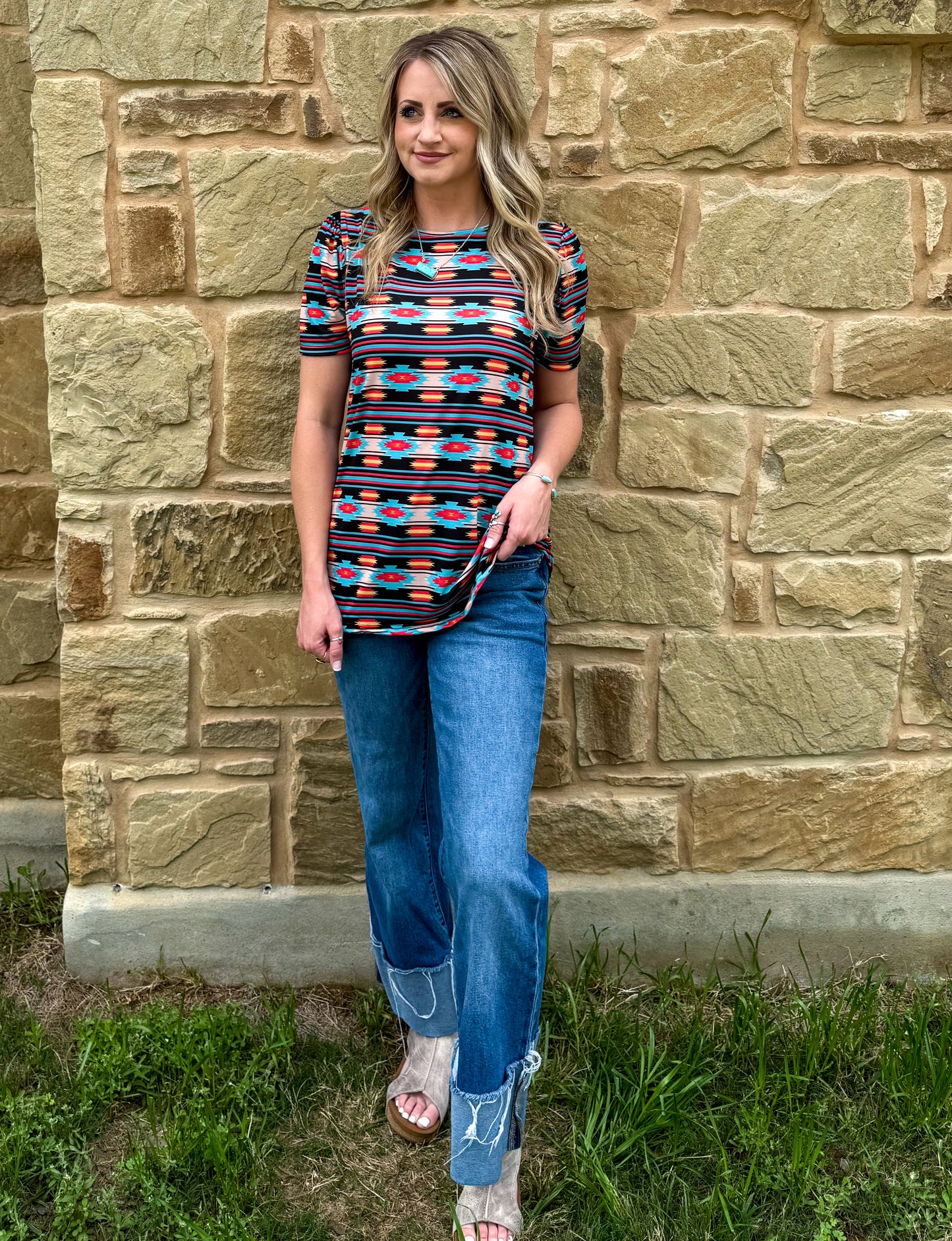 Saratoga Aztec Top