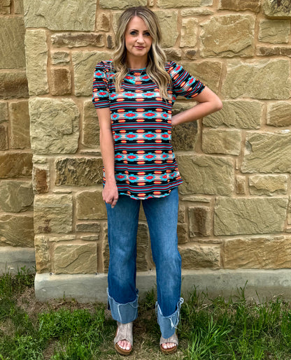 Saratoga Aztec Top