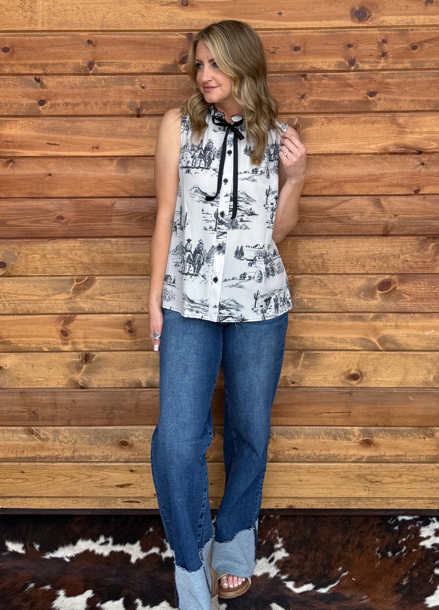 Western Life Dress Tank