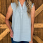 Cowgirl Blues Blouse