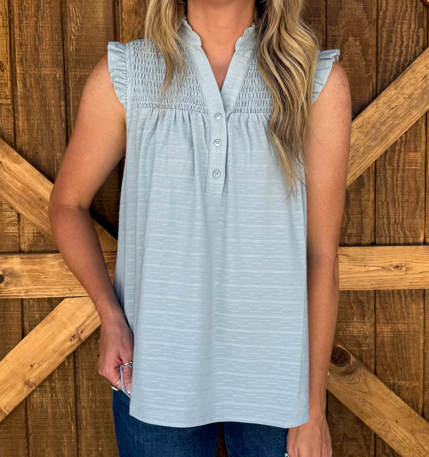 Cowgirl Blues Blouse