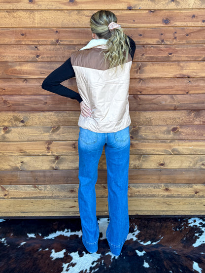 Classic Western Puffer Vest