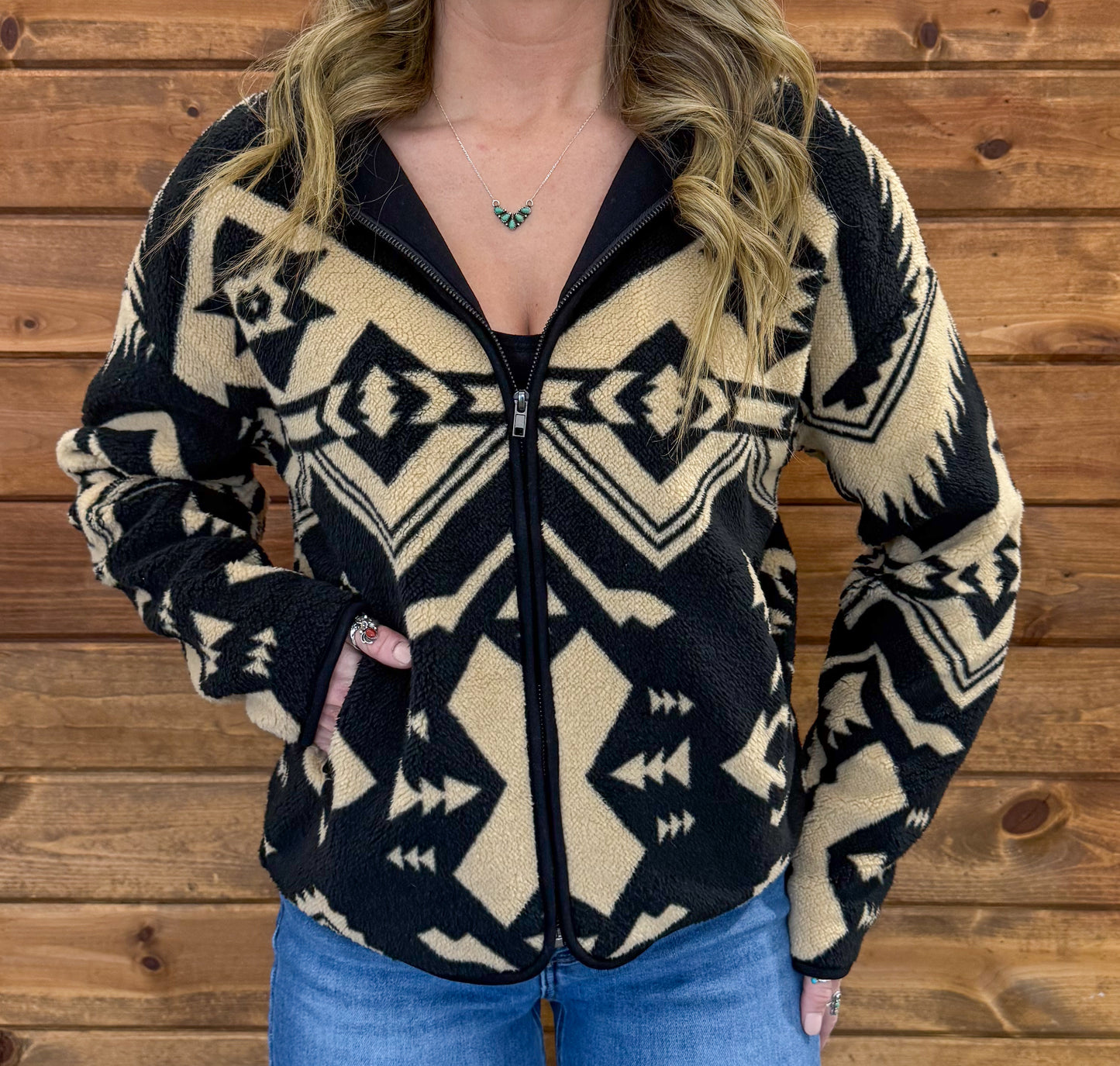 Midnight Aztec Jacket