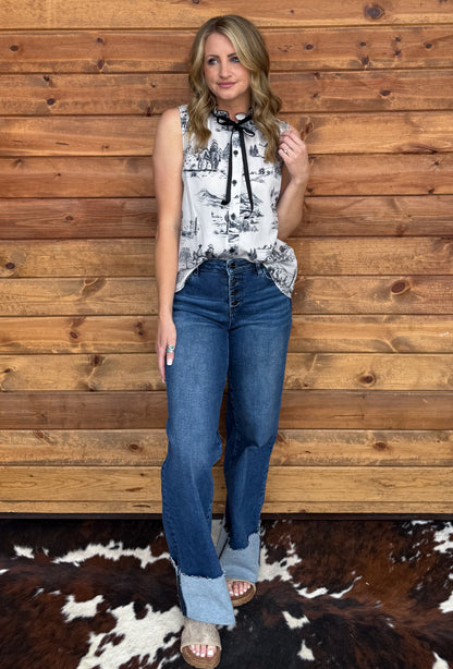 Western Life Dress Tank