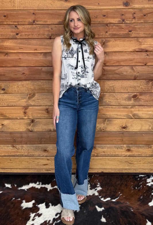 Western Life Dress Tank