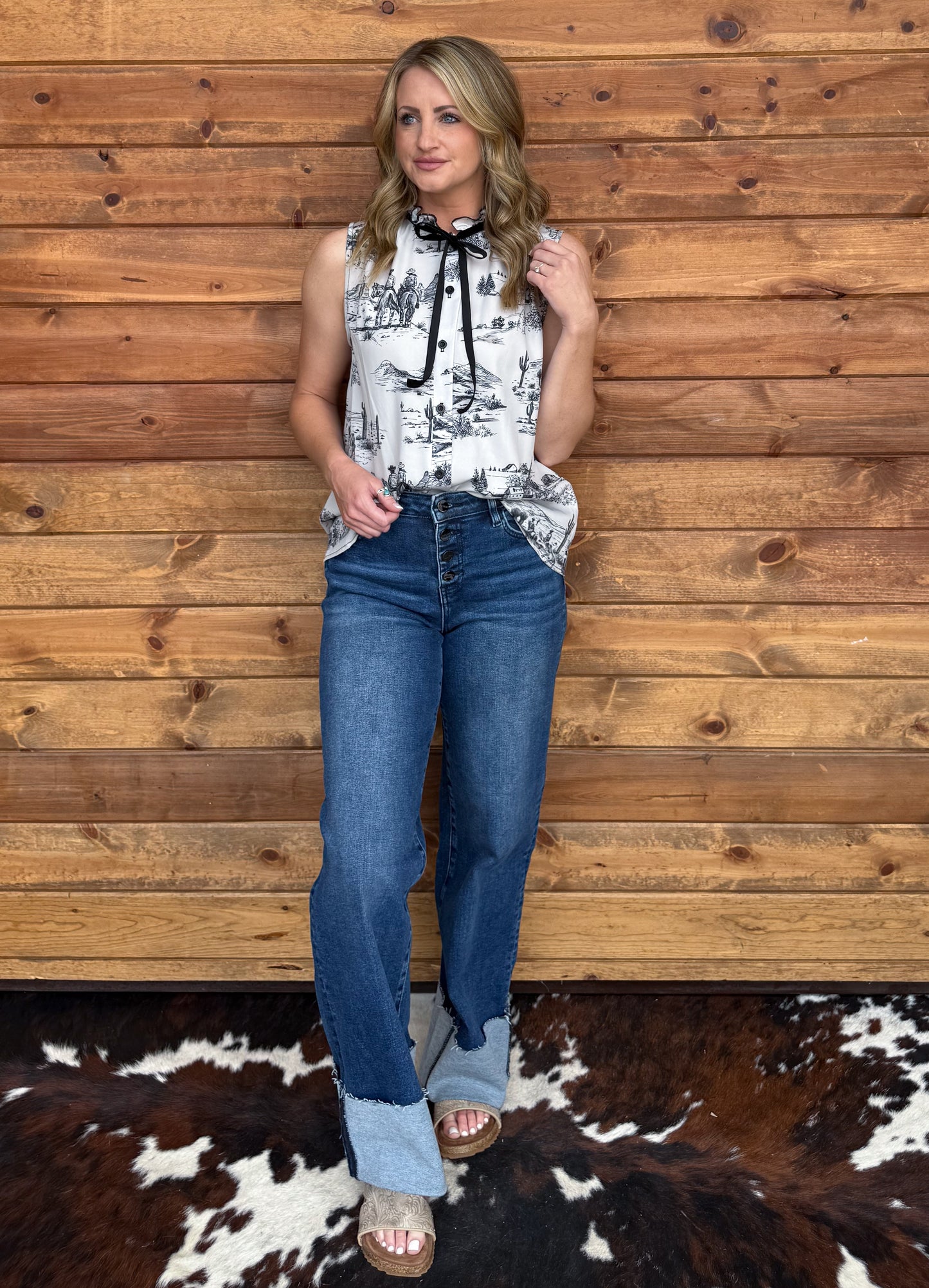 Western Life Dress Tank
