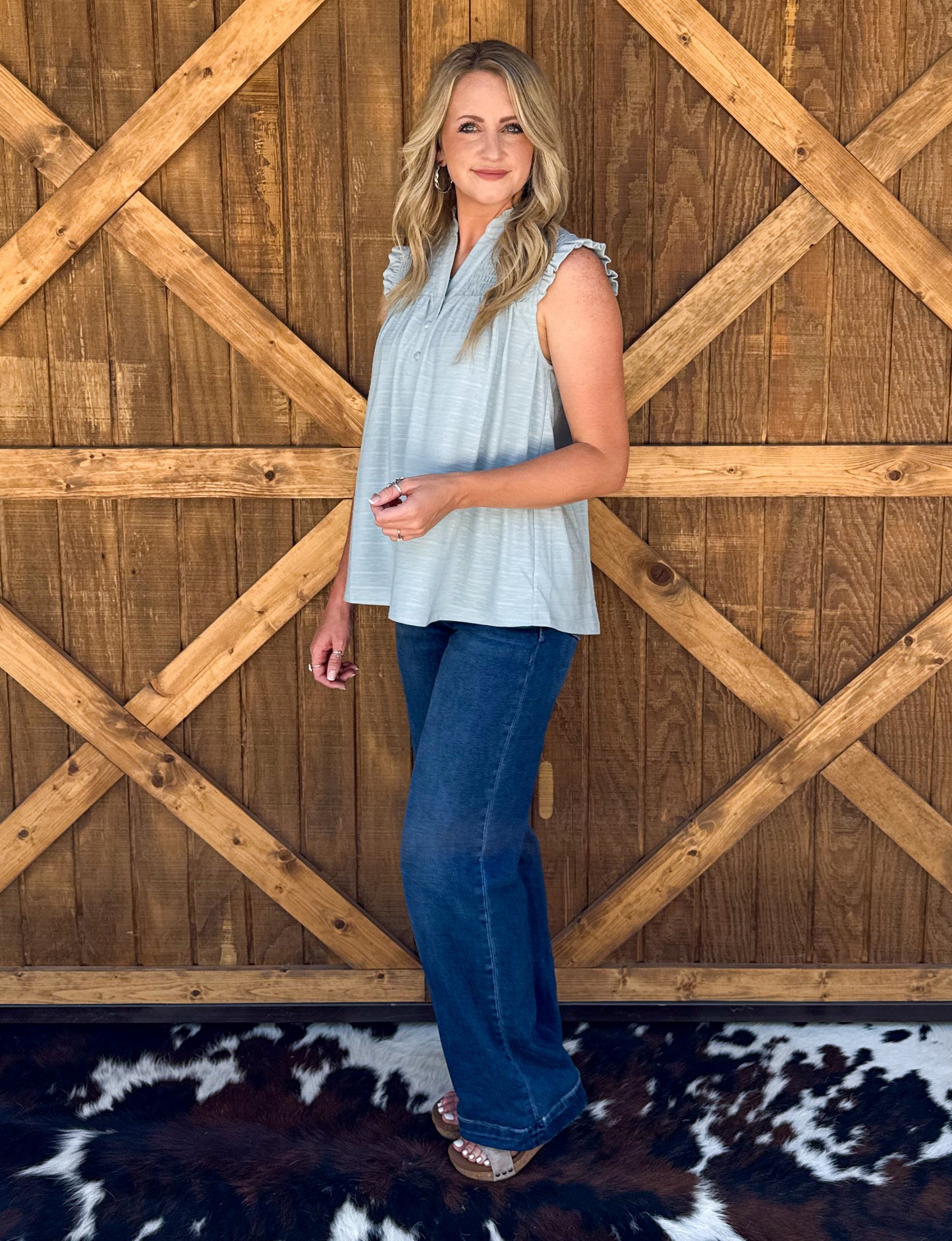 Cowgirl Blues Blouse