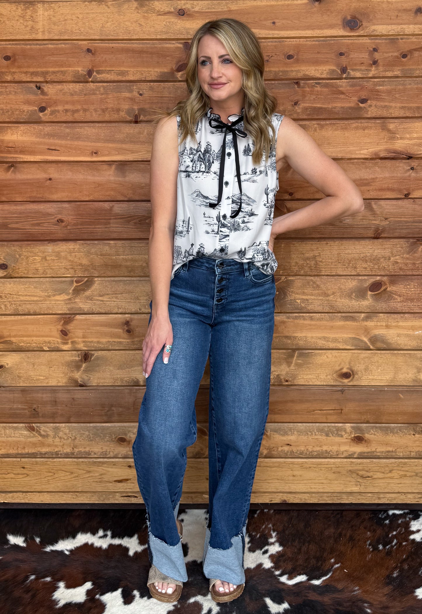Western Life Dress Tank