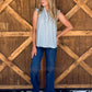 Cowgirl Blues Blouse
