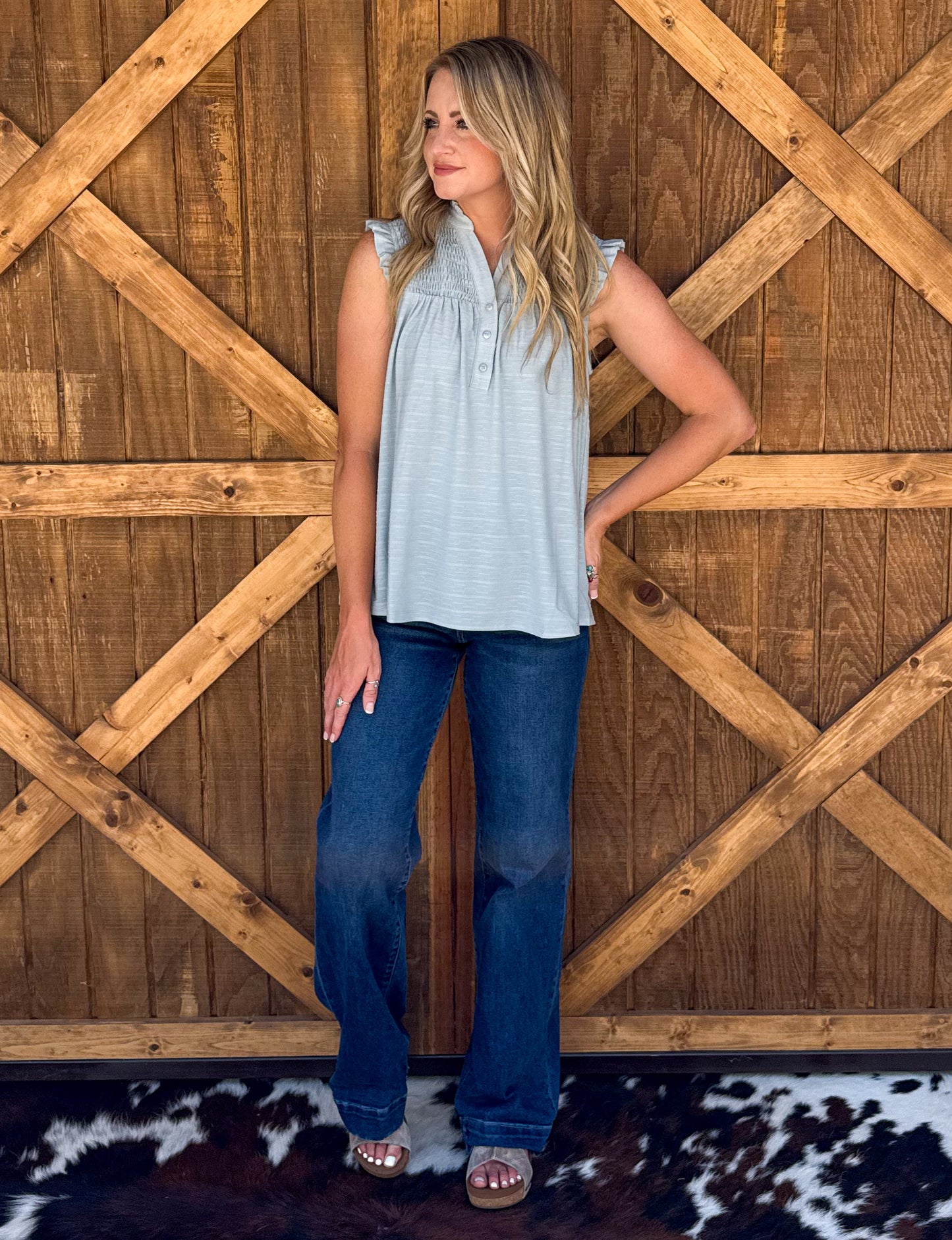 Cowgirl Blues Blouse