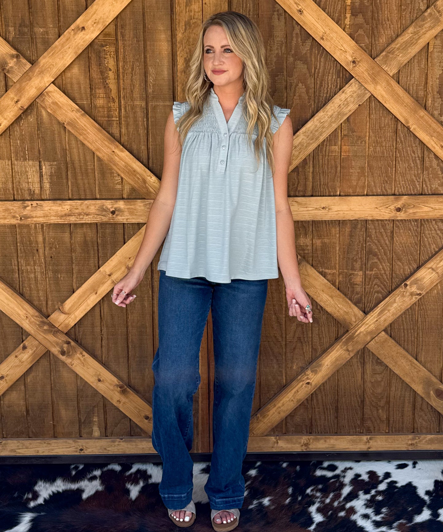Cowgirl Blues Blouse