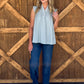 Cowgirl Blues Blouse