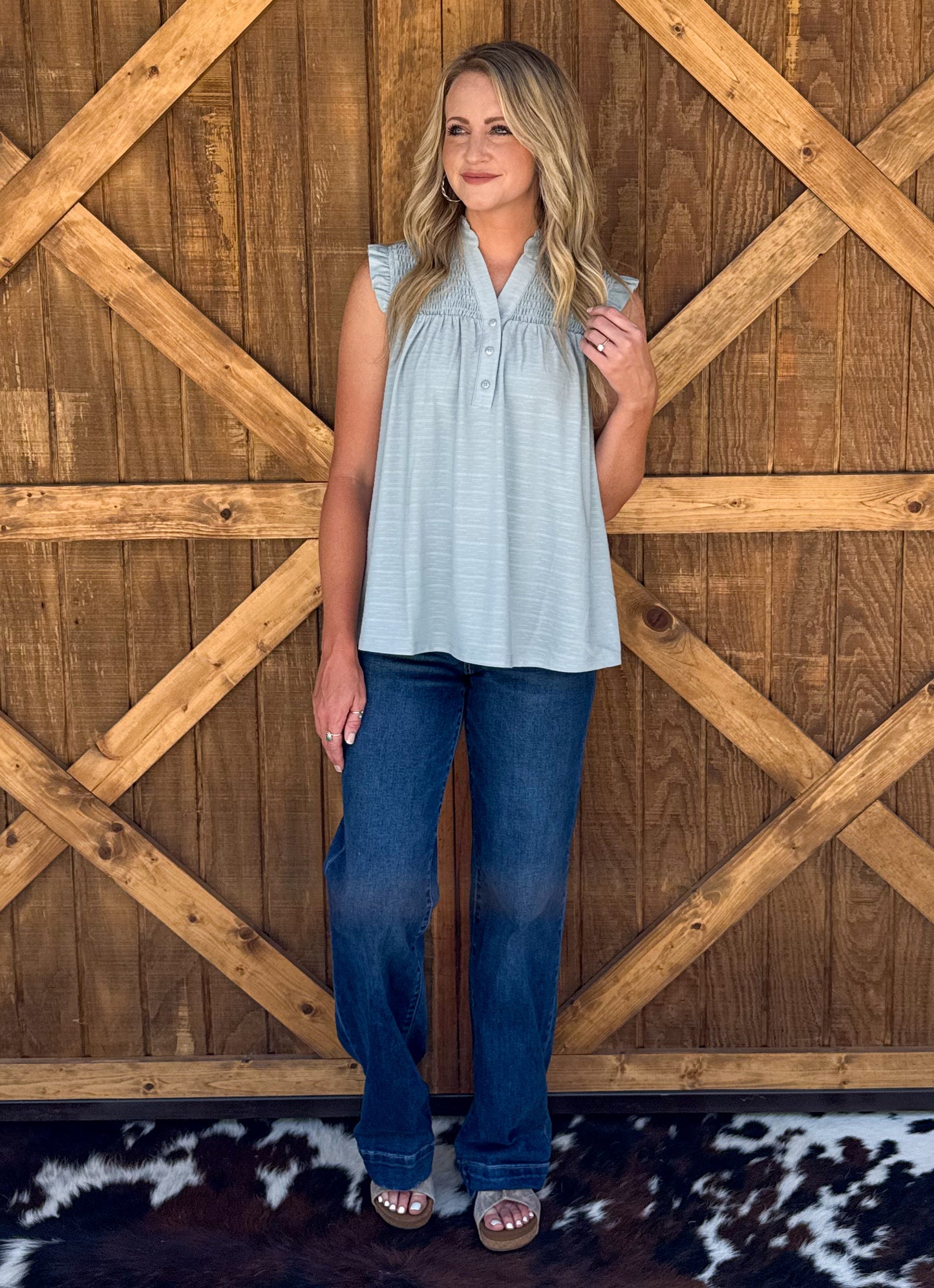 Cowgirl Blues Blouse