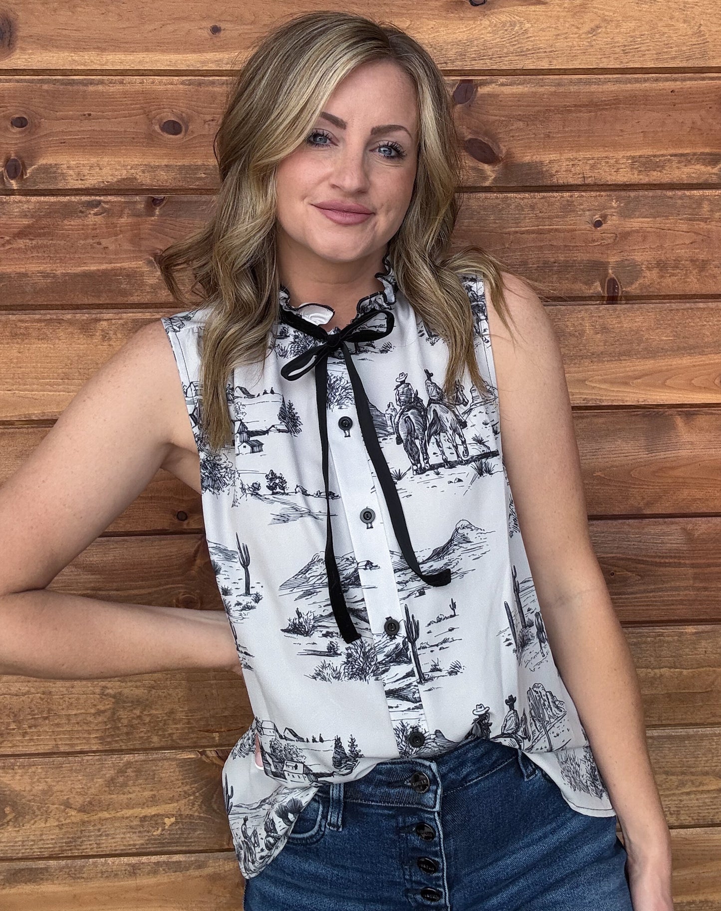 Western Life Dress Tank