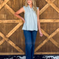 Cowgirl Blues Blouse